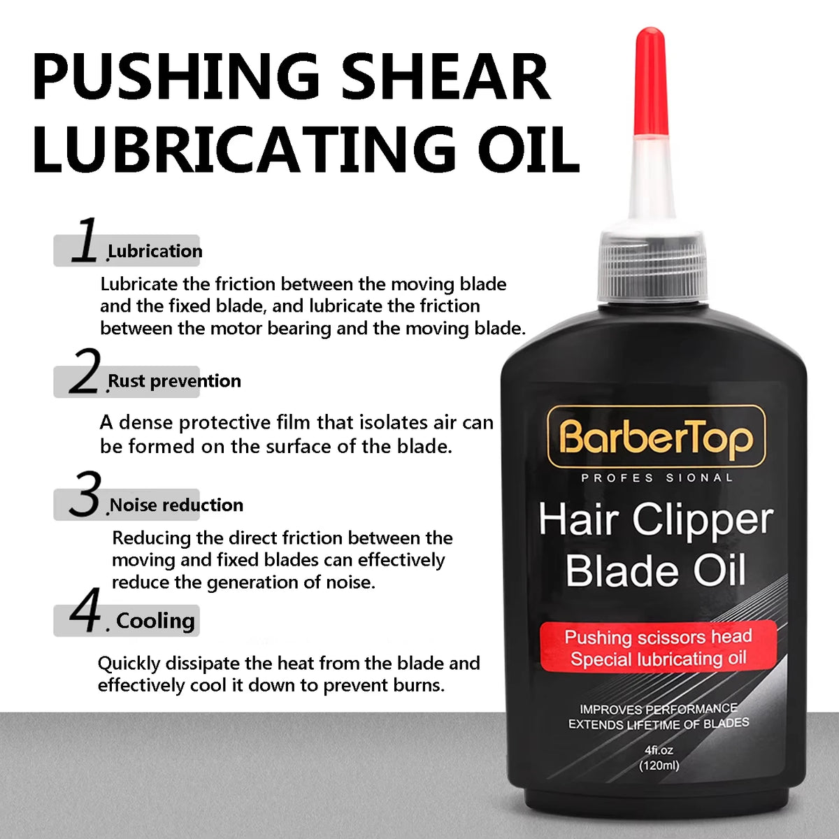 Hair Clipper Blade Oil – Anti-Rust Lubricant for Clippers & Shavers