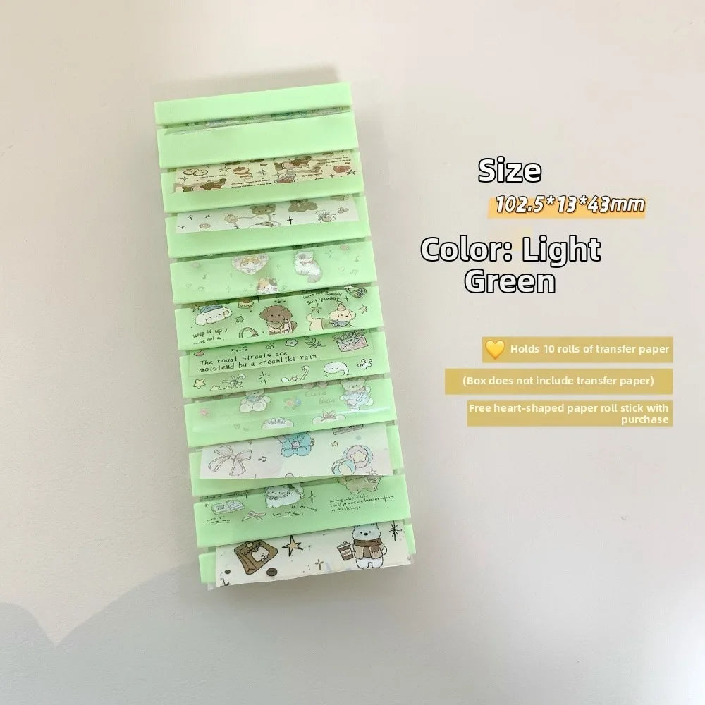 10-Grid Nail Foil Storage Box – 3D Printed Nail Art Organizer