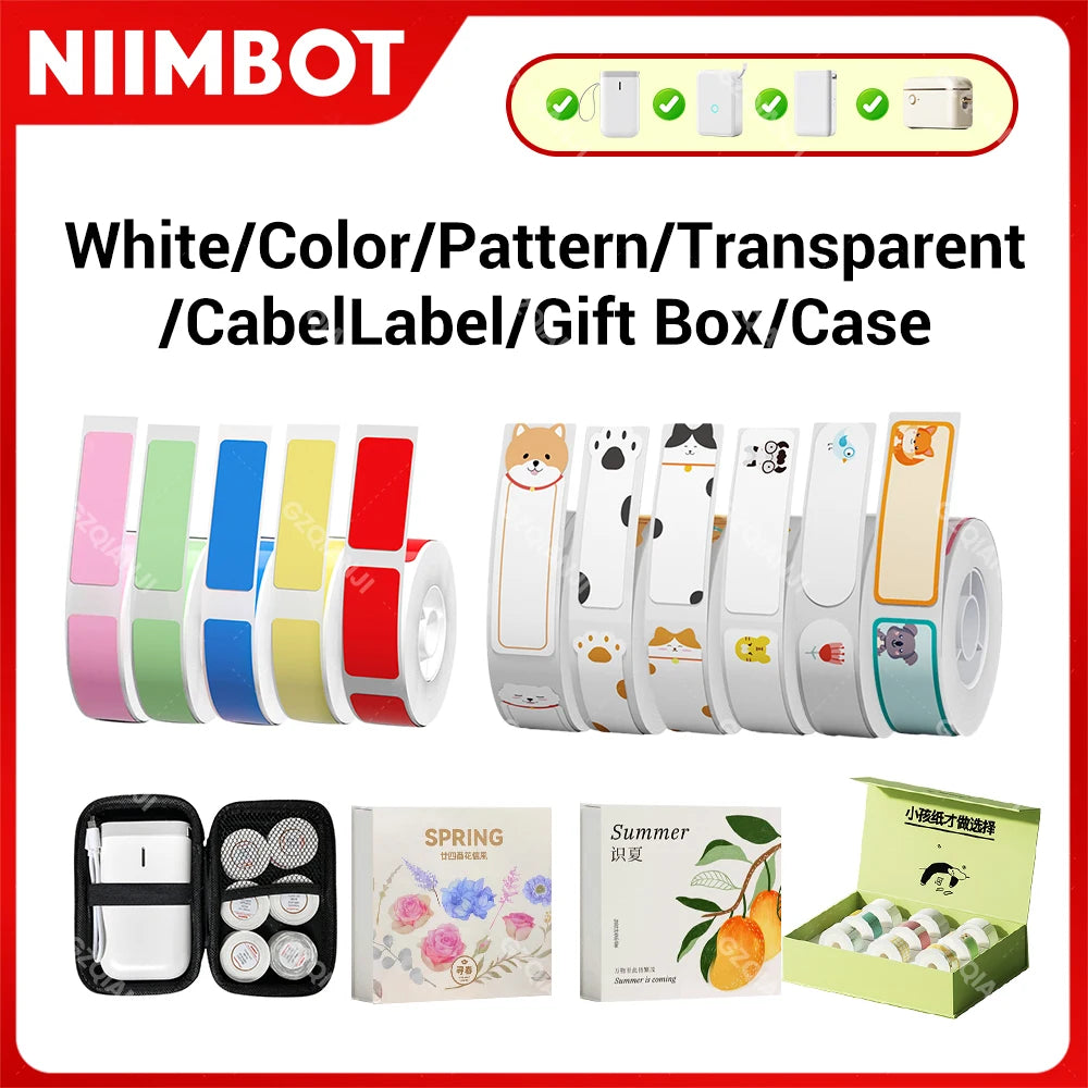 Niimbot D110 D11 Thermal Label Paper – Waterproof Anti-Oil Thermal Label Paper PRIMED