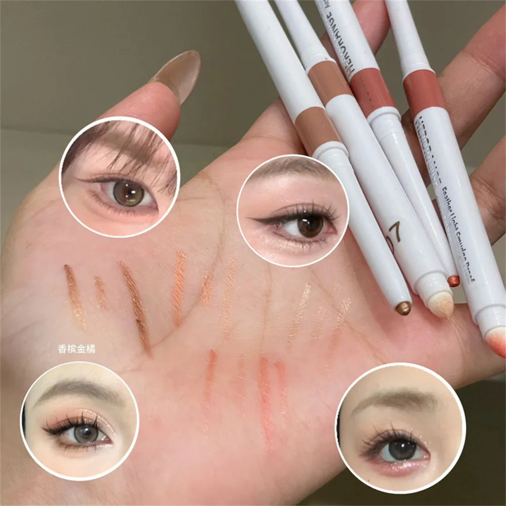 2-in-1 Gel Eyeliner & Highlighter Pen – Waterproof Dual-Tip