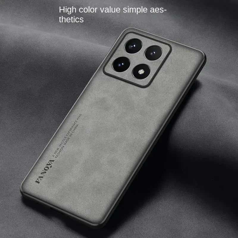 Xiaomi Leather TPU Shockproof Bumper Case | 14T 15 Ultra MIX