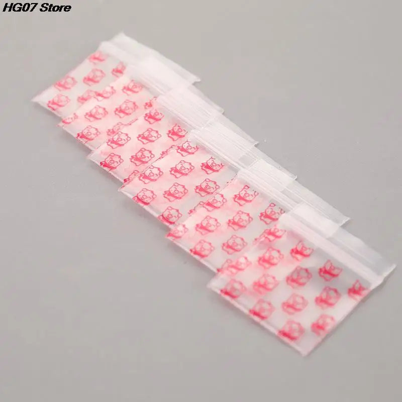 100Pcs Mini Ziplock Bags 22x33mm – Clear Resealable Pouches