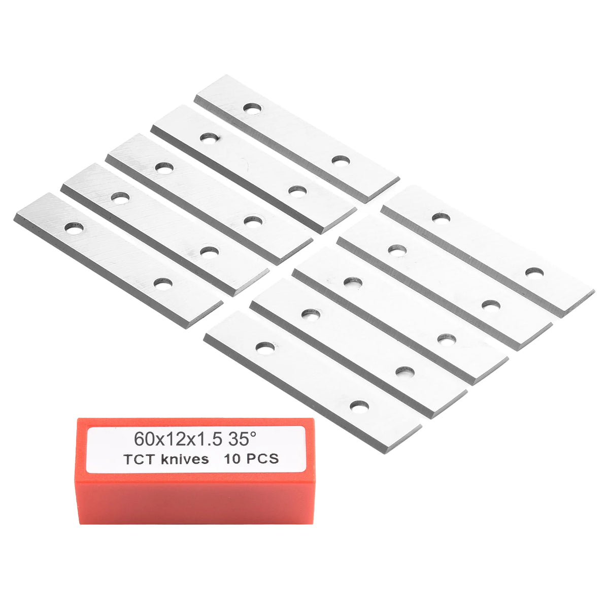 Solid Carbide Scraper Inserts 60x12x1.5mm – 10-Pack Blades