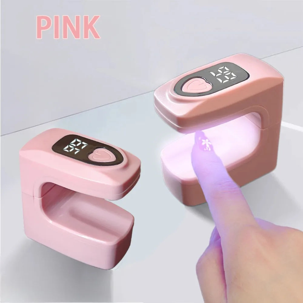 Mini UV LED Nail Lamp – Portable Rechargeable Gel Nail Dryer