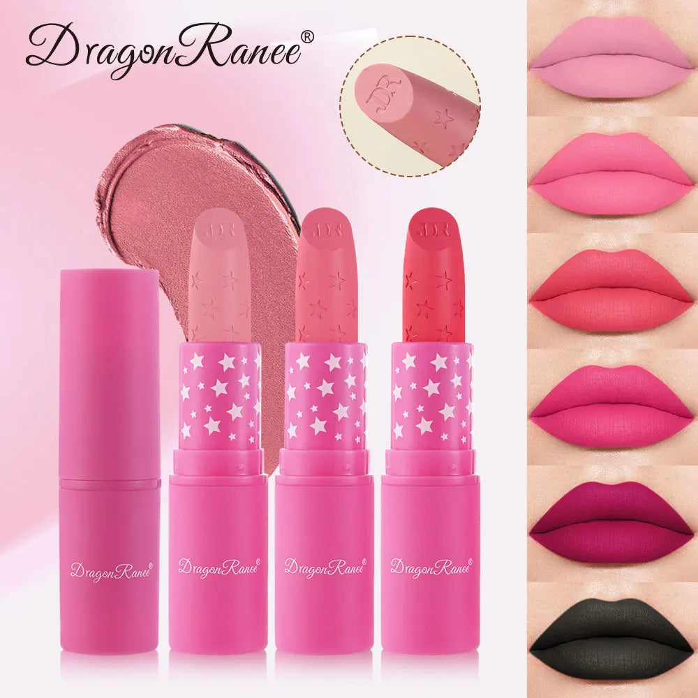 Dragon Ranee Matte Lipstick – Waterproof Long-Lasting Lip Stain Matte Lipstick PRIMED