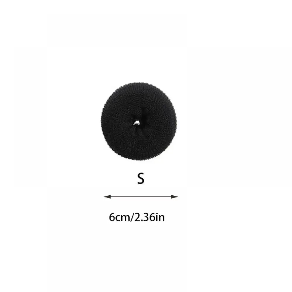 Hair Donut Bun Maker – Foam Sponge Updo Styling Tool Hair Bun Maker PRIMED Blcak-S China Mainland