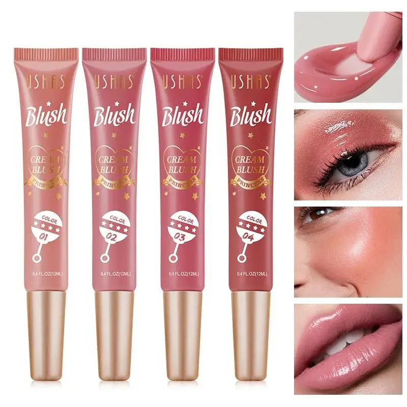 USHAS Liquid Blush Cream – Cheeks, Eyes & Lips Multi-Use