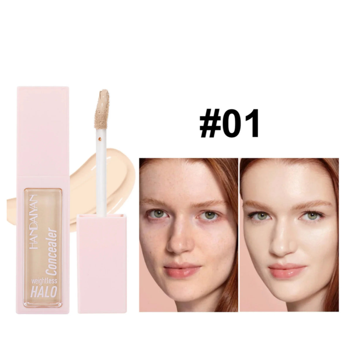 Handaiyan Matte Liquid Concealer – Full Coverage, 8 Shades