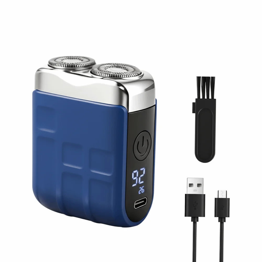 Mini USB Rechargeable Electric Shaver – Wet & Dry Razor for Men