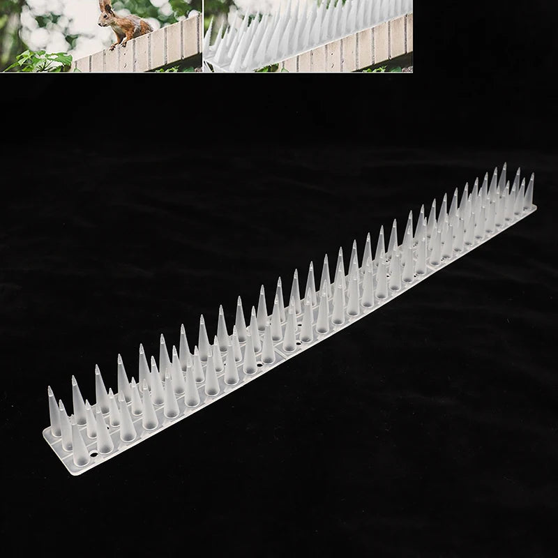 Transparent Plastic Bird & Cat Repellent Spikes | Garden Fence Bird Deterrent Spikes PRIMED