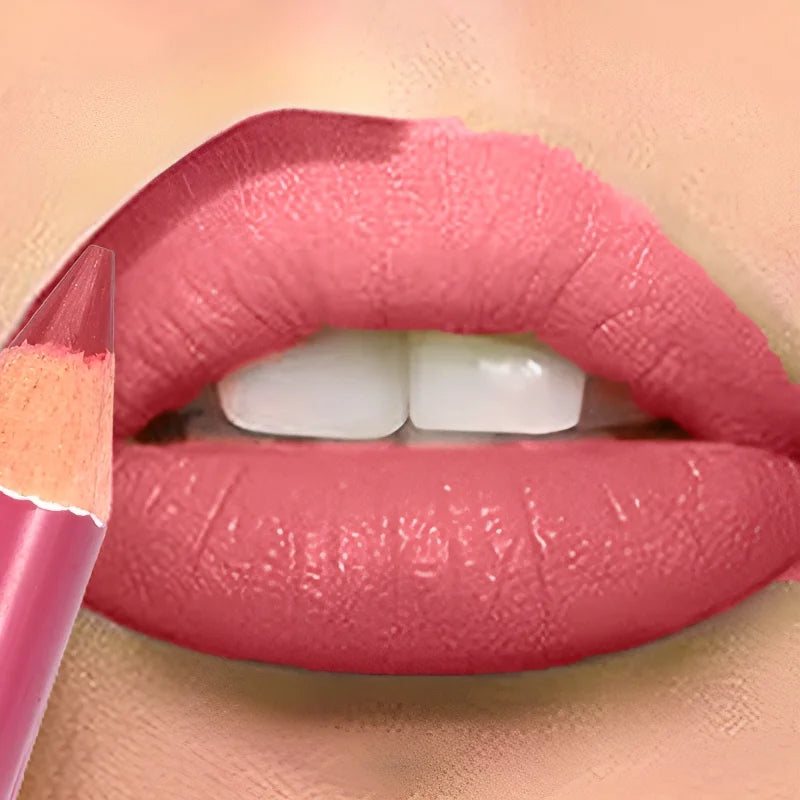 Waterproof Matte Lip Liner Pencil | 28 Shades, Long-Lasting