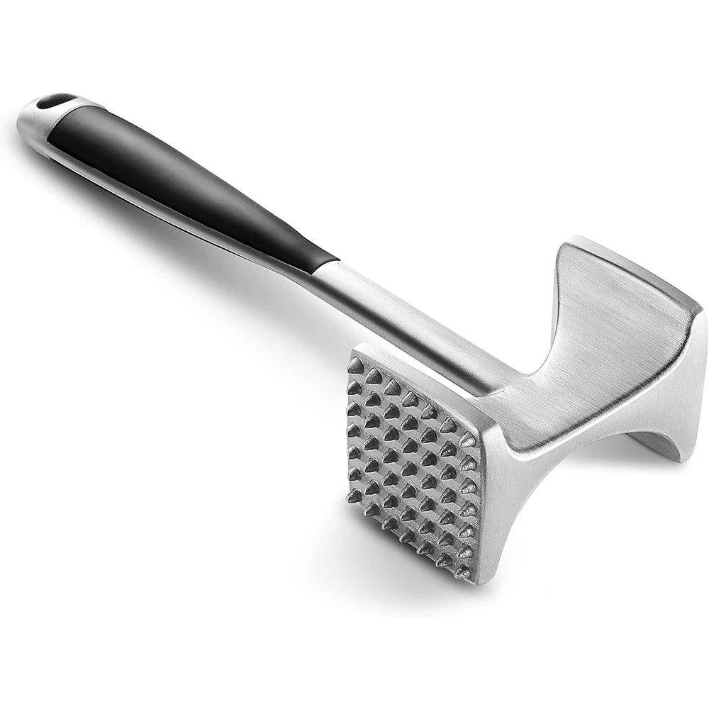 LMETJMA Zinc Alloy Meat Tenderizer Hammer | Kitchen Mallet Meat Tenderizer Mallet PRIMED A