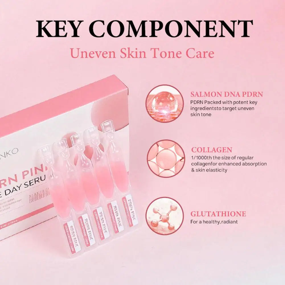 PDRN Pink Peptide Serum – Collagen Firming Ampoule 10-Pack Face Serum Ampoule PRIMED