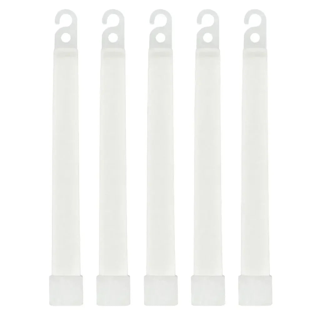 LED Glow Sticks 1/5/10 Pack – Camping, Party & Emergency Glow Light Sticks PRIMED 5PCS White