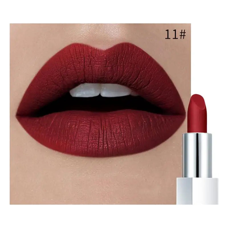 Pudaier Waterproof Matte Lipstick – Vitamin E, 17 Shades
