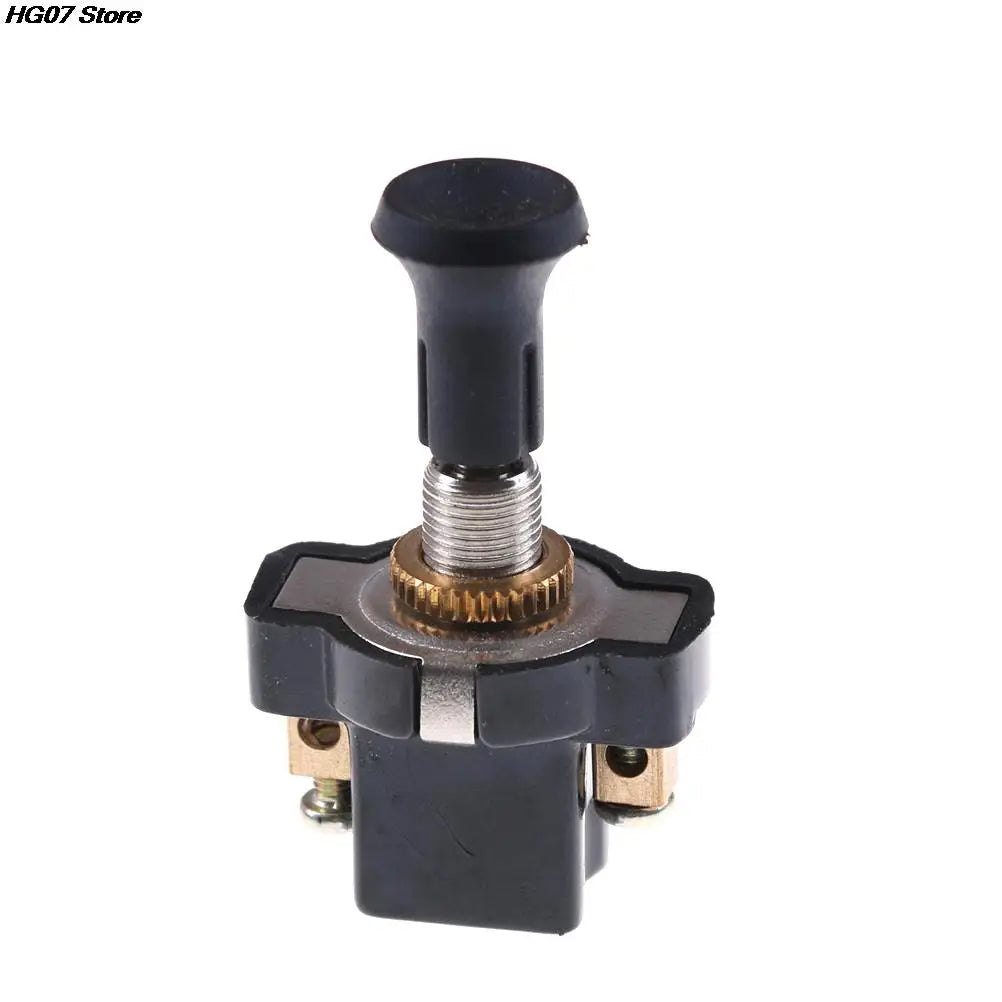 12V On-Off Push Pull Switch with Screw Terminals – 5×2.2×3cm