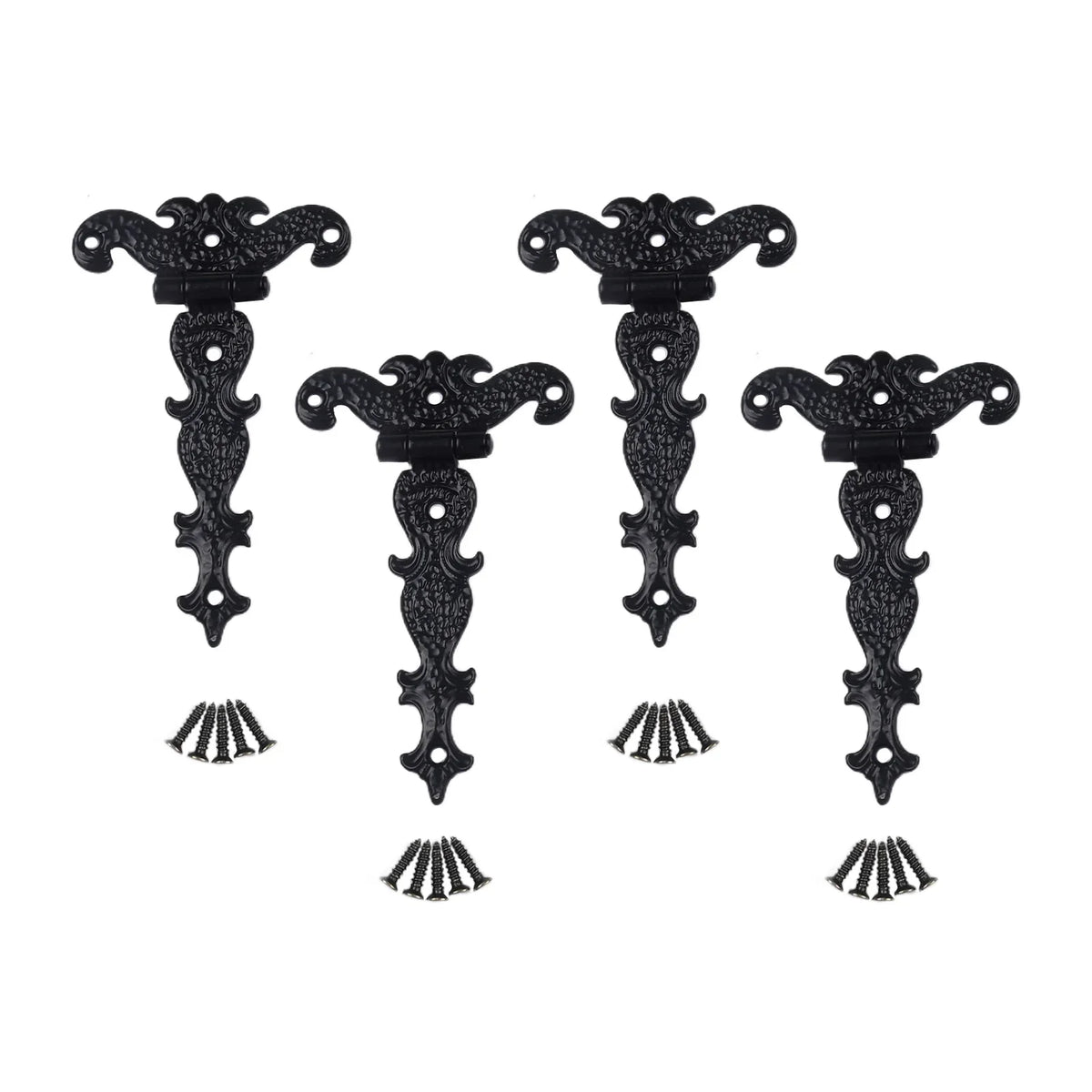 Zinc Alloy Vintage Butt Hinges 4PCS – Cabinet & Box Hardware