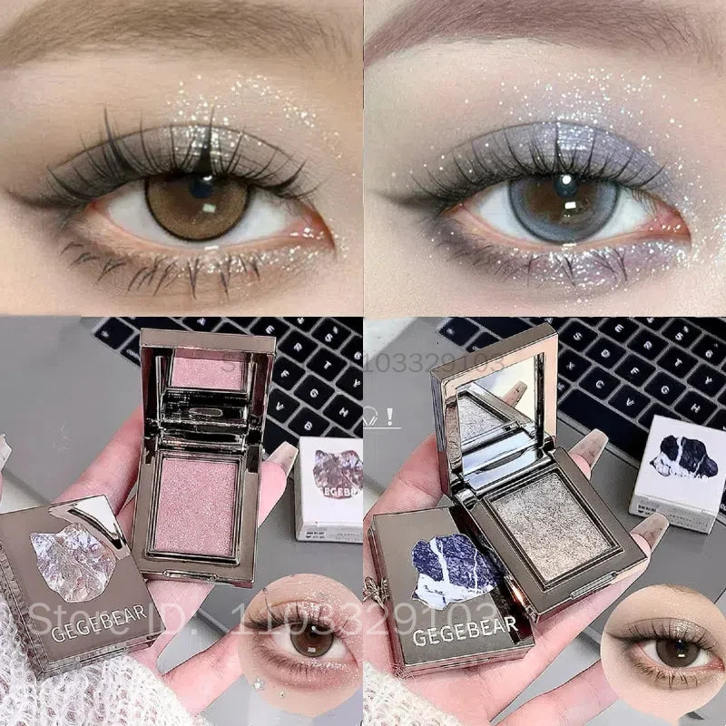 Diamond Glitter Eyeshadow & Highlighter Palette – Waterproof Glitter Eyeshadow Palette PRIMED