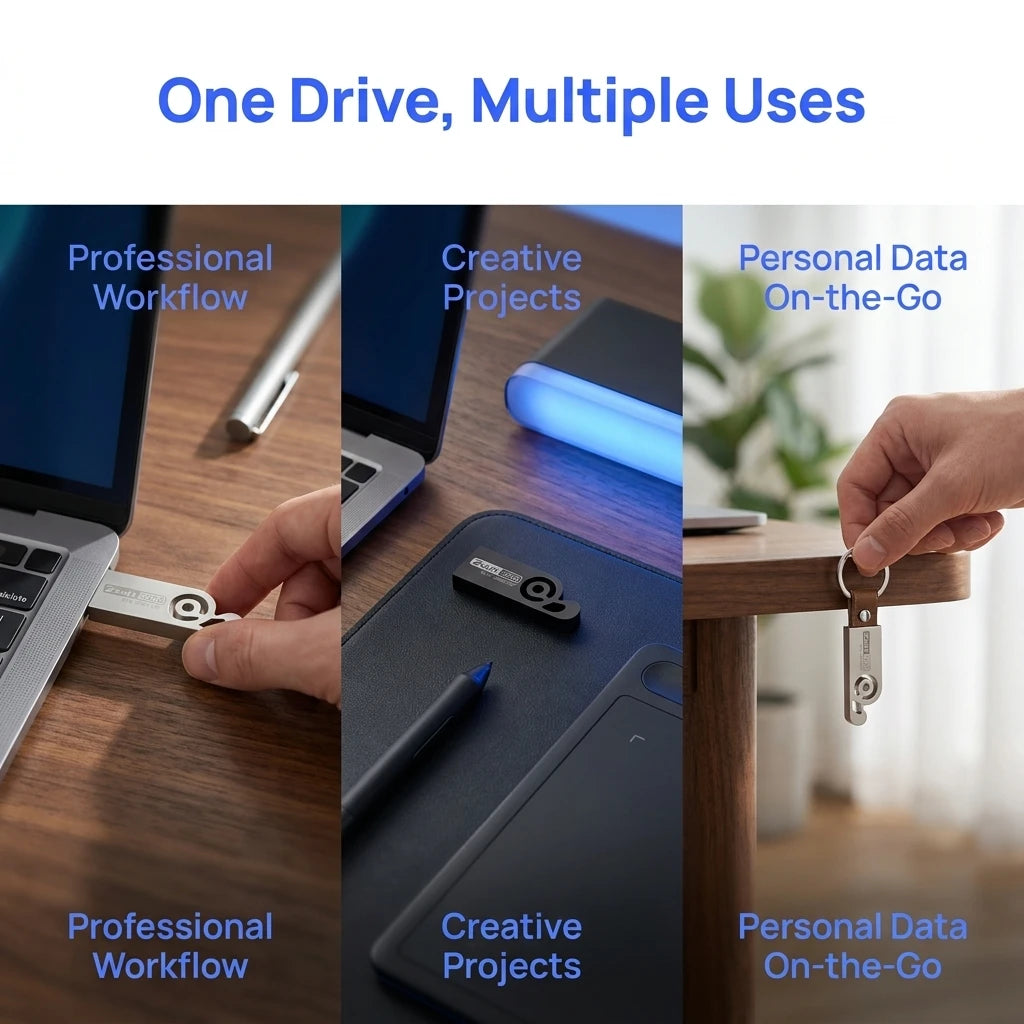 USB Flash Drive 64GB 128GB Dual-Use for Phone & Computer
