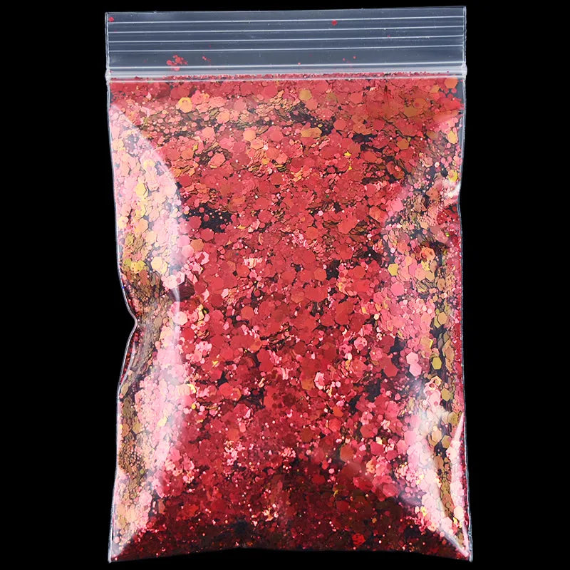 Mermaid Nail Art Glitter 50g – Chameleon Hexagon Sequins