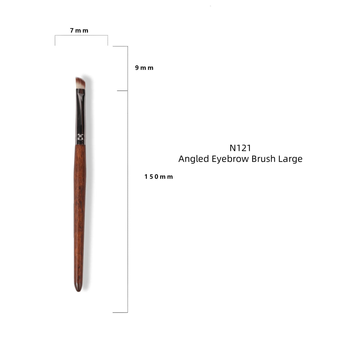 Goat Hair Makeup Brush Set – Foundation, Blush & Eyeshadow