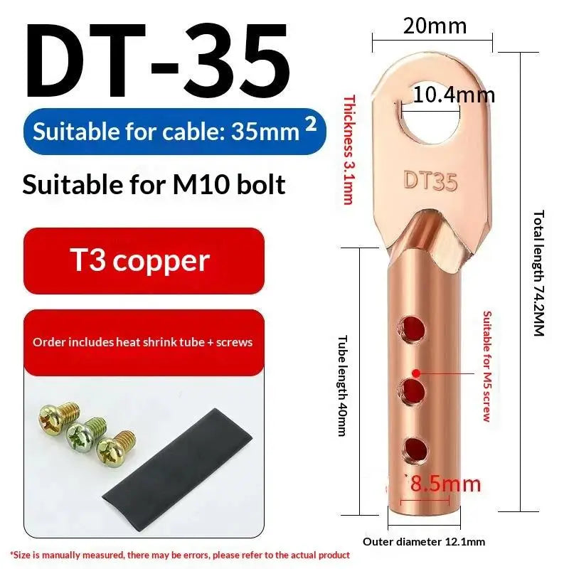 Screw-Type Copper & Aluminum Cable Lug Crimp Terminal