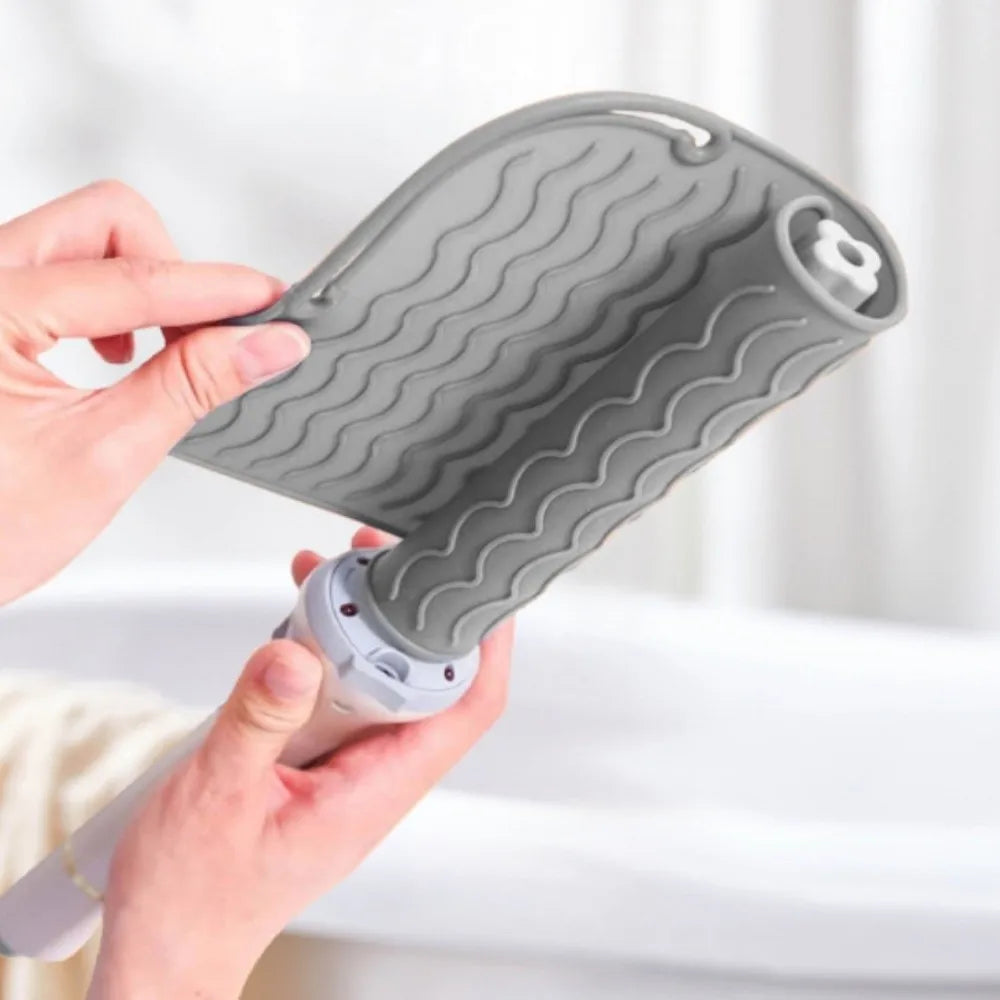 Silicone Heat Resistant Mat for Curling Iron & Straightener