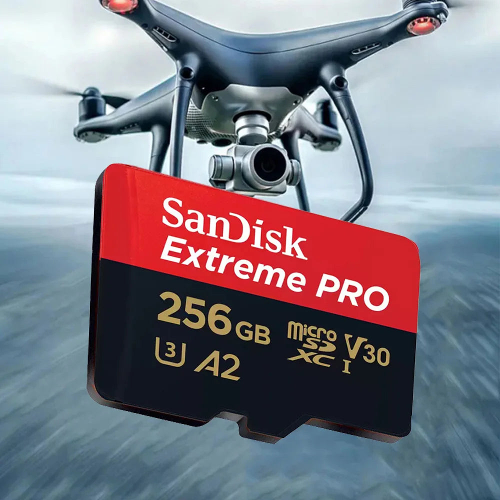 SanDisk Extreme PRO MicroSD Card 64GB–512GB U3 V30 A2 MicroSD Memory Card PRIMED