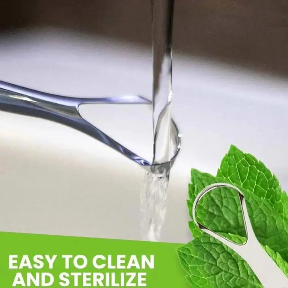 Stainless Steel Tongue Scraper – Fresh Breath Oral Care