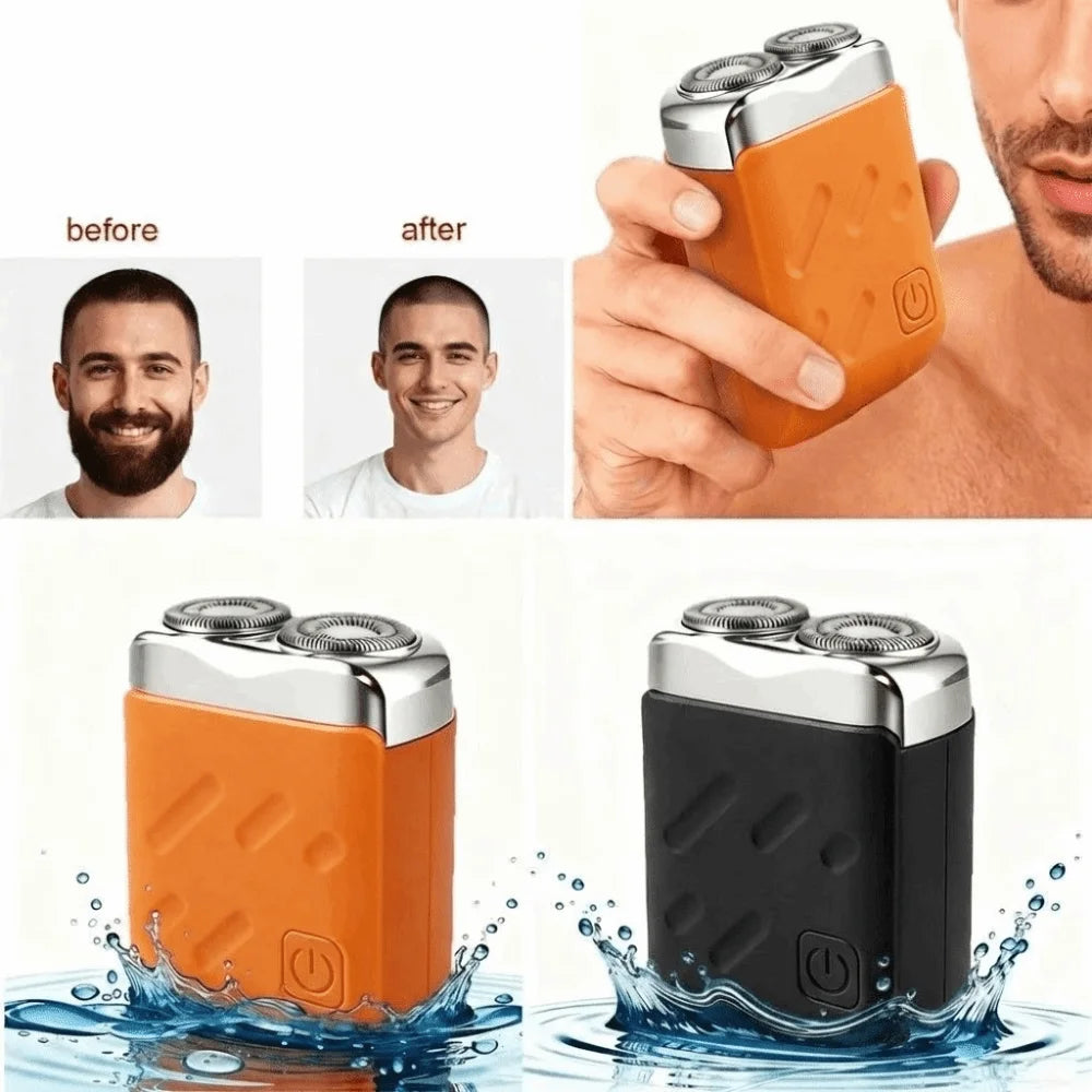 USB Rechargeable Mini Electric Shaver – Dry & Wet Trimmer