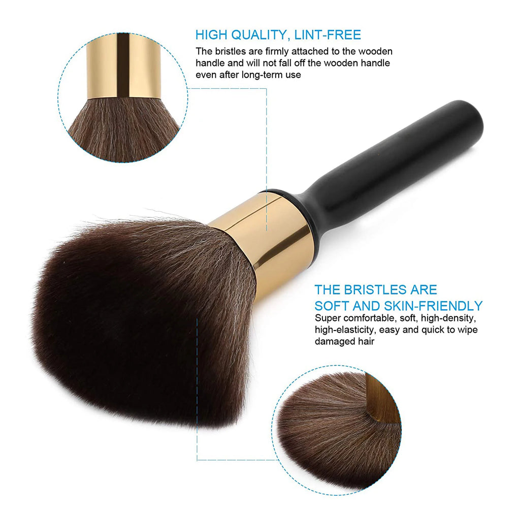Professional Barber Neck Brush – Soft Nylon Hair Duster Barber Neck Brush PRIMED