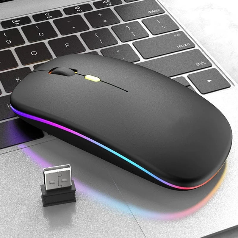 MissionFit Wireless Mouse Bluetooth 2.4GHz Dual Mode RGB Silent Wireless Mouse PRIMED