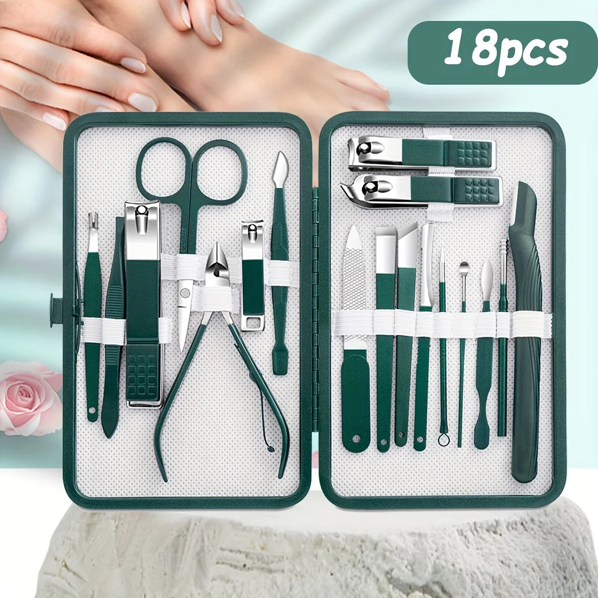 Stainless Steel Nail Clippers & Pedicure Manicure Set