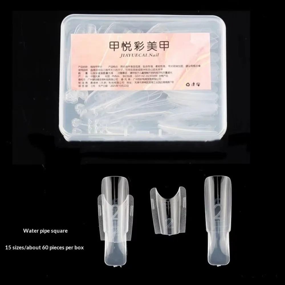 Rocket Shape Dual Nail Extension Forms 30pcs – Reusable