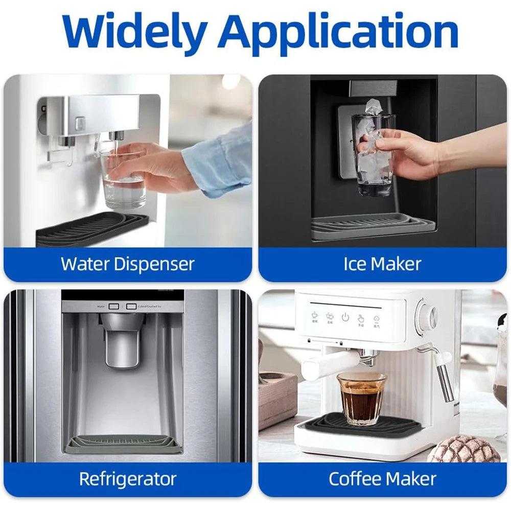 Silicone Refrigerator Drip Tray – Cuttable Water Dispenser Pad Silicone Drip Tray PRIMED