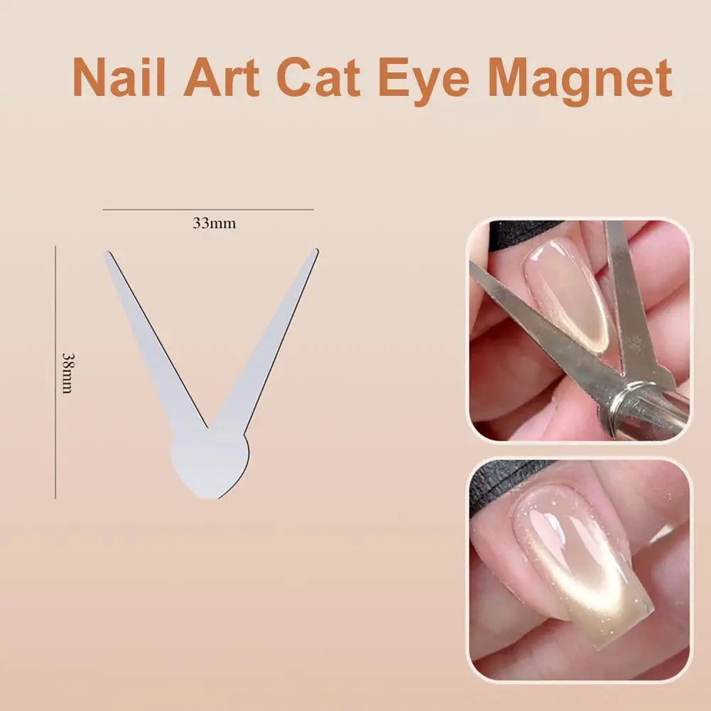 V-Shaped Cat Eye Nail Magnet Tool | Pen Magnetic Stick