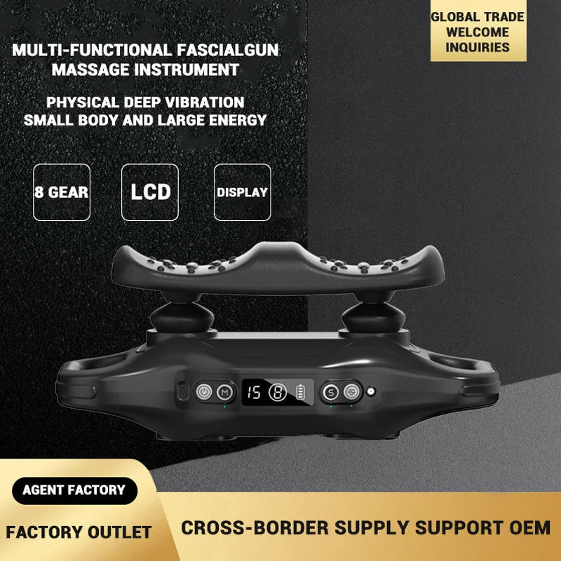 YUKUI Full Body Vibration Massage Gun | 8-Level Intensity