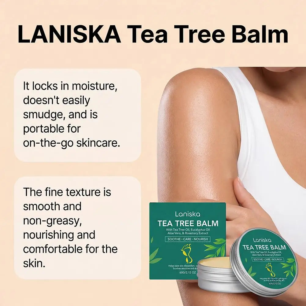 Tea Tree Oil Foot Balm 60g – Deep Hydration & Skin Comfort Foot Care Balm PRIMED
