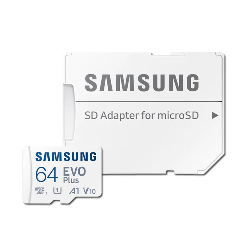 Samsung EVO Plus MicroSD 64GB–512GB U3 V30 A2 4K UHD Card MicroSD Memory Card PRIMED