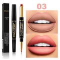 DNM 2-in-1 Matte Lip Liner & Lipstick Pencil – Waterproof Lip Liner Pencil PRIMED 03