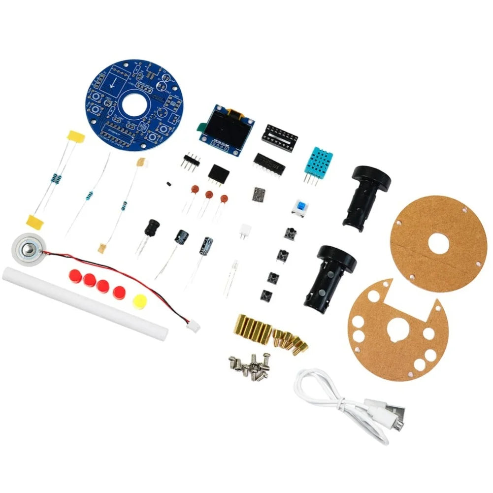 USB Humidifier DIY Kit with OLED Display | Soldering Project