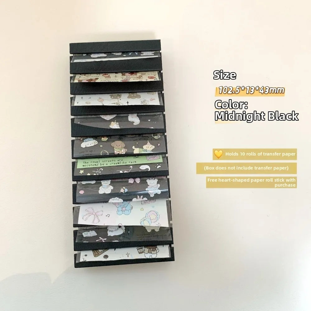 10-Grid Nail Foil Storage Box – 3D Printed Nail Art Organizer