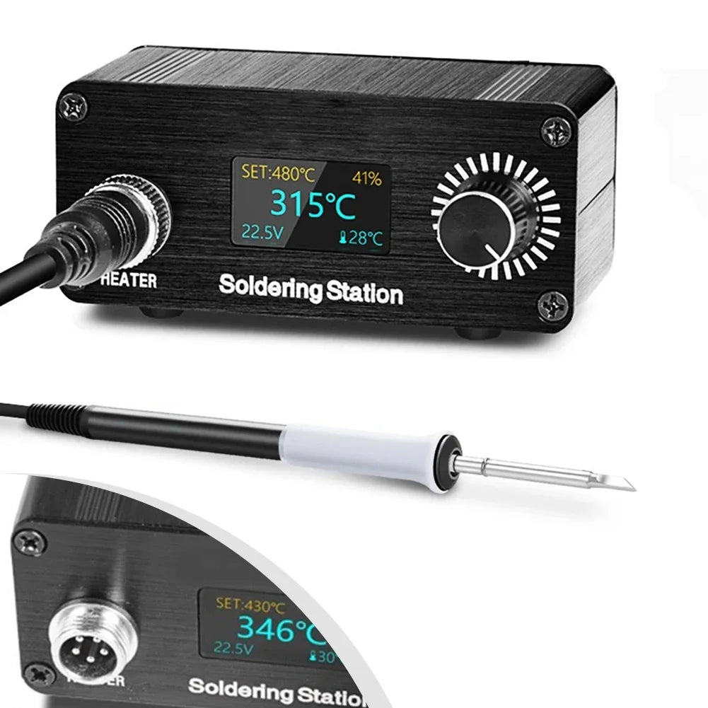 T12D Digital Soldering Station 72W OLED Display 200–450°C