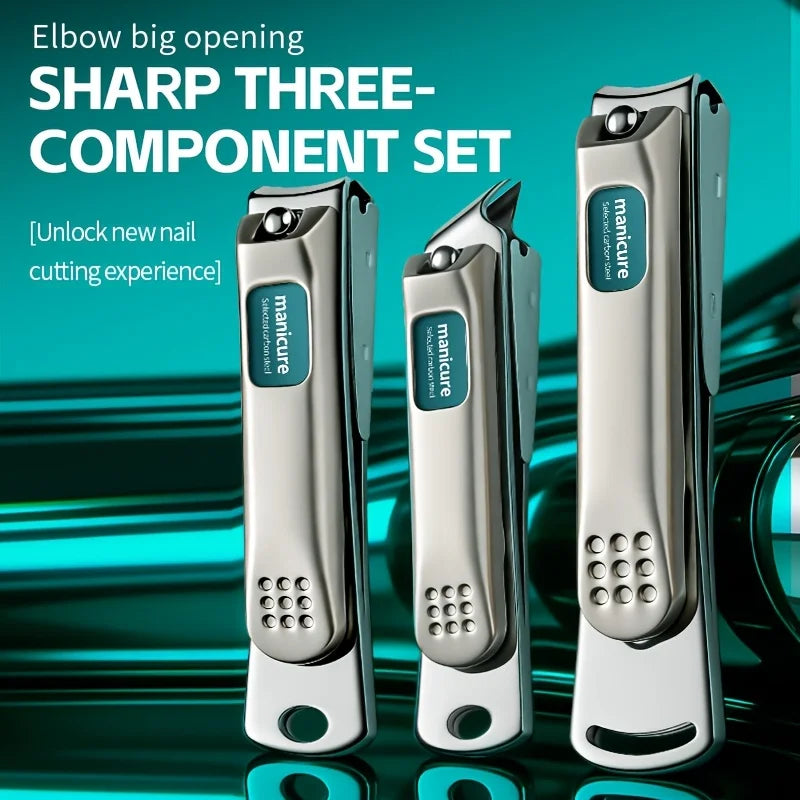 Stainless Steel Nail Clipper & Toenail Nipper – Ultra-Sharp Set Nail Clipper Set PRIMED