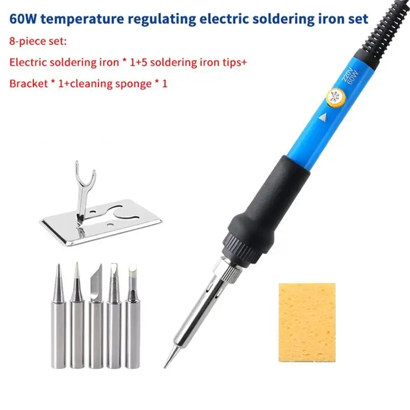 60W Adjustable Temperature Electric Soldering Iron 110V/220V
