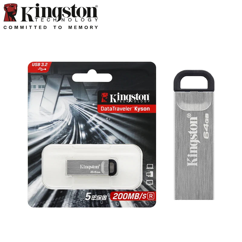 Kingston DTKN USB 3.2 Flash Drive – Up to 200MB/s Metal USB Flash Drive PRIMED