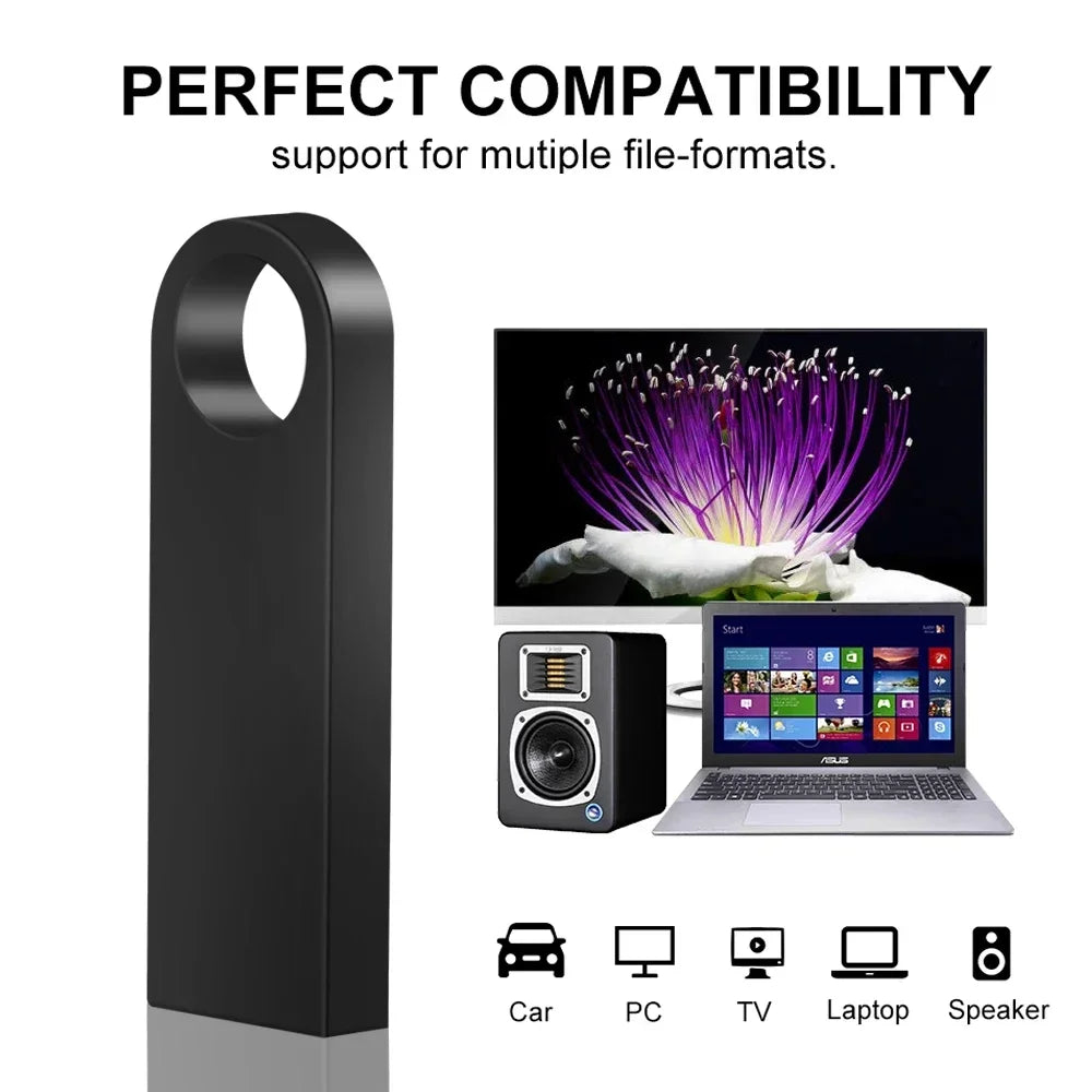 JASTER Metal USB 3.0 Flash Drive 16GB–128GB Mini Pen Drive USB Flash Drive PRIMED