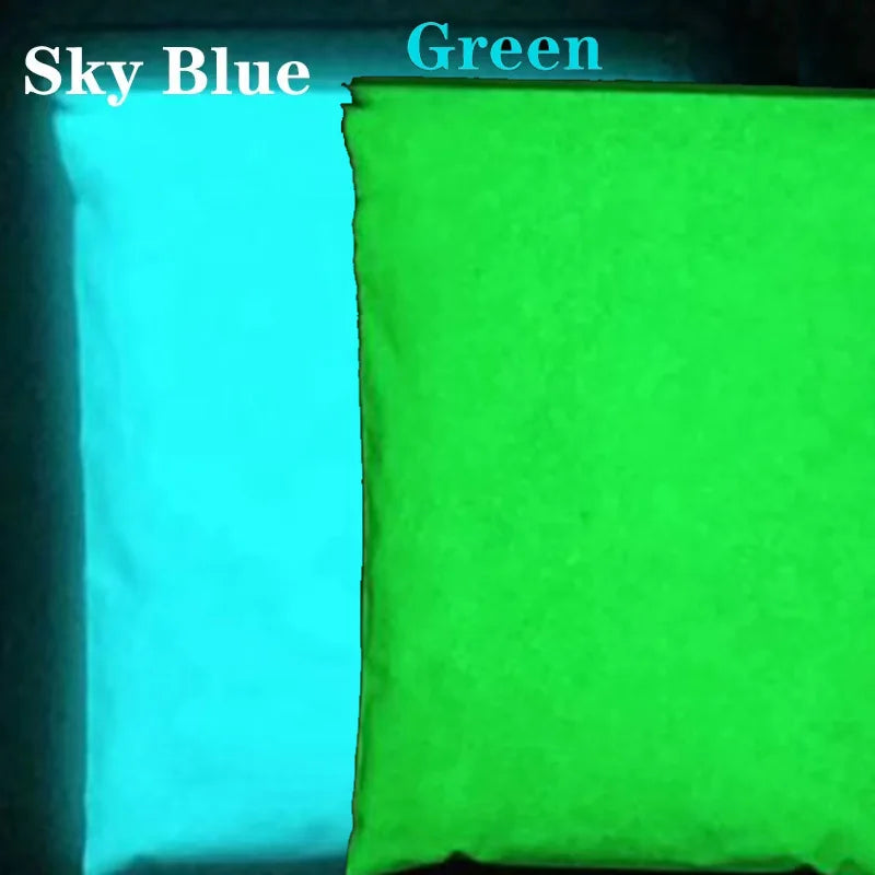 Neon Glow-in-the-Dark Nail Glitter Powder 50g | MAFANAILS