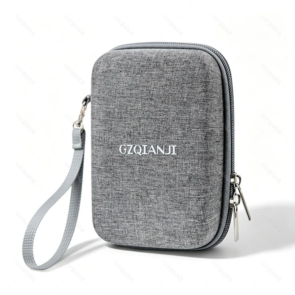 Canvas Carry Case for Niimbot D11 D110 B21 B203 Mini Printer Printer Carry Case PRIMED 1Gray Storage Bag