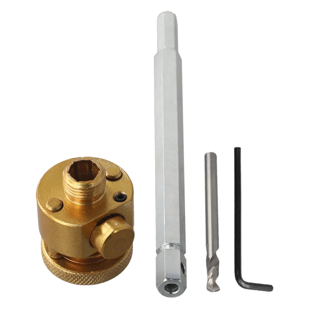 Quick-Release Hole Opener Connecting Rod – 8mm Hex Shank Drill Chuck Adapter PRIMED